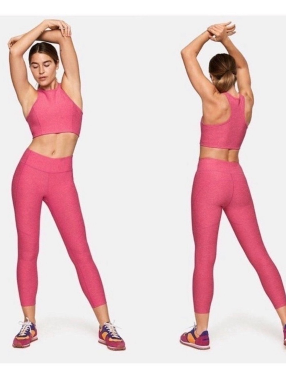 Outdoor Voices 3/4 Warmup Leggings and Top SET